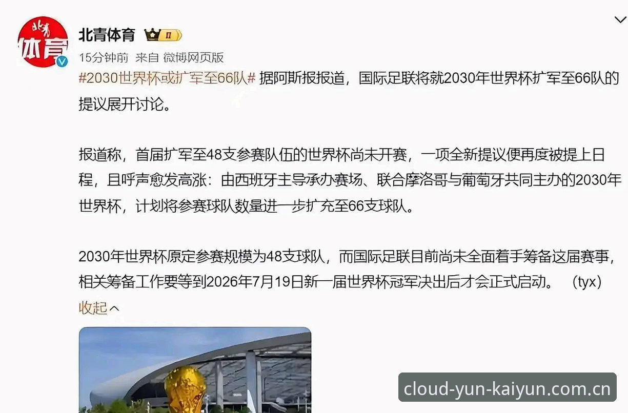世界杯扩军至66队？中国男足参赛机会与云开全站平台观赛实用指南